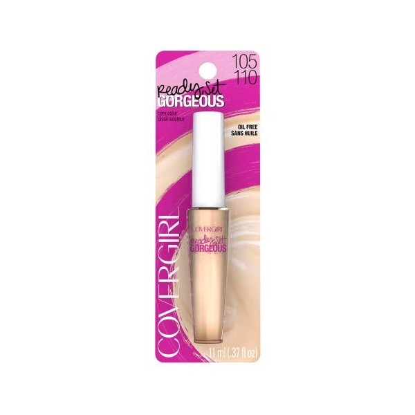 COVERGIRL Ready, Set Gorgeous Concealer, Fair, 0.13 Fl Oz (Pack