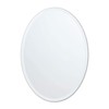 Better Bevel Frameless Oval Mirror, 22" x 28" Bathroom Wall