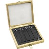SENDUO 5/16" Indexable Carbide Turning Inserts Holder Set for Machining Lathes, 5 Pcs Set Metal Lathe Tools Inserts Bits with Carbide Inserts TCMT090204.