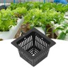50Pcs Square Hydroponics Net Pot Soilless Cultivation Flower Plant Growing