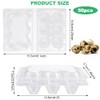 FIGFYOU Pack of 50 Quail Egg Boxes, Egg Boxes, Quail,