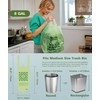 Trash Bags 8 Gallon with Handle, 30 Liter, 40 Count,