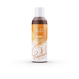 Fractal Colours FlowAir Airbrush Liquid Food Colouring 100ml Orange