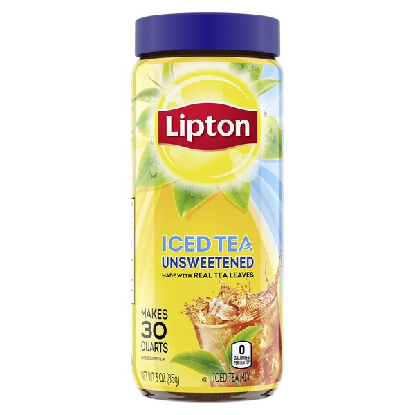 Lipton Unsweetened Iced Tea Mix, Makes 30 Quarts