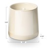 ILLUME Shine Ceramic Candle, Winter White