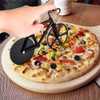 Bicycle Pizza Cutter Wheel,Non-Stick Dual Cutting Wheels Stainless Steel Bike