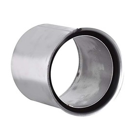 FIREFIX Double Wall Lining Fits 2mm Thick Stove Pipes / Flue Pipes 130mm Diameter for Stoves and Fire Pits Unpainted R130/WD