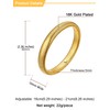 Gold Bangle Bracelets for Women, Trendy 10mm Chunky Stretch Bracelets