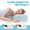 Polyaround Cooling Cube Pillow for Side Sleepers, 40D High-Density Memory