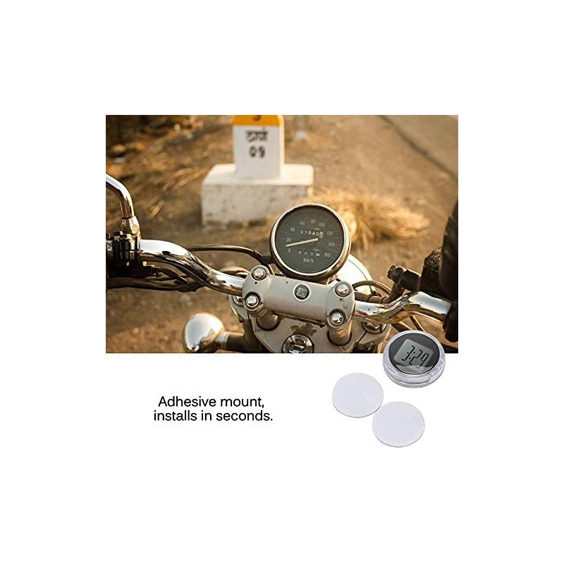 Bike Clock, Digital Clock, Waterproof, Compact Clock, Digital, Motorcycle, Electronic