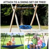 RedSwing 43" Flying Saucer Swing for Kids Outdoor, Large Round