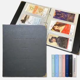ReTORUE Ticket Holder, Maximum Capacity of 180 Tickets, Ticket File, Ticket Case, Ticket Storage and Preservation Holder (Black Complete Set)