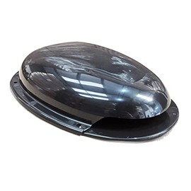 LOW PROFILE BLACK ROOF AIR DUCT VENT VENTILATOR HORSEBOX CARAVAN DOG VAN BUS 4X4