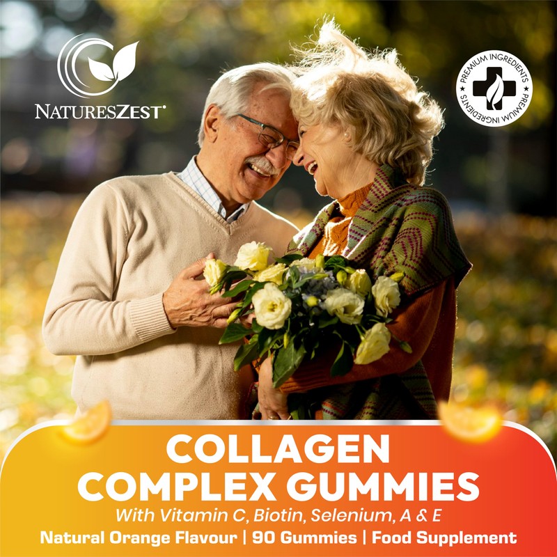 Collagen Complex Gummies for Women & Men, 500mg Collagen with