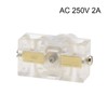 uxcell Inline Foot Pedal Push Button Switch, UFO Type Lamp