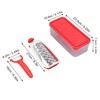 Vegetable Cutter 4 in 1 Multifunctional Stainless Steel Portable Lightweight