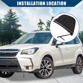 Hihaha 57731-SG220 Car Bumper Tow Hook Cover for Subaru Forester 2016-2018 / Front Right Tow Hook Eye Hole Cover Plug/Durable Plastic / 1Pcs Gloss Black