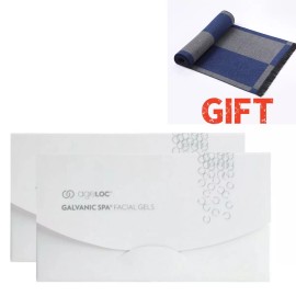 Nuskin 2 boxes  of NUSKIN nu skin ageloc GALVANIC SPA FACIAL GELS +1 gif Men's scarf# 4