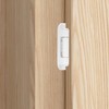 4 Pack (2 Pair) White Cabinet Hinges for Kitchen Cabinet