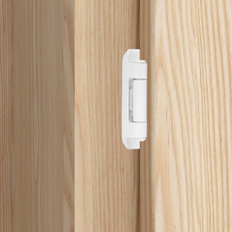 4 Pack (2 Pair) White Cabinet Hinges for Kitchen Cabinet