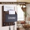 Lucundm Key and Mail Holder for Wall Mount, Entryway Mail