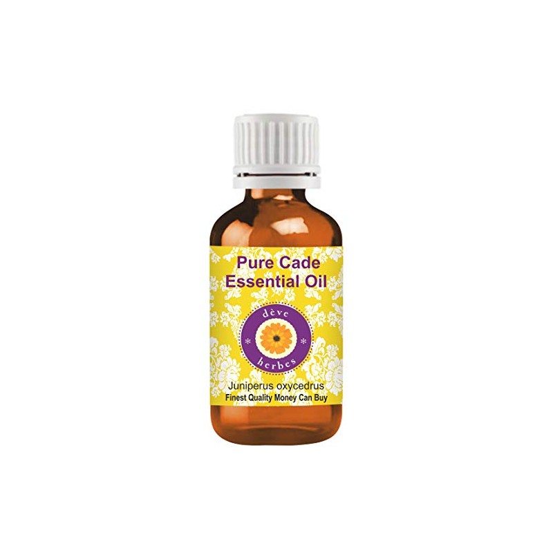 Deve Herbes Pure Cade Essential Oil (Juniperus oxycedrus) 100% Natural