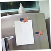 iplusmile 2pcs Creative American Flag Map Magnetic Refrigerator Stickers Fun