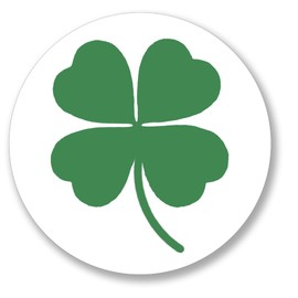 Plastic Golf Ball Markers for Putting Greens (Bulk 20 Pack) - Four Leaf Clover Design - Lays Flat on Green & Holds Position with Prong - Quarter Sized