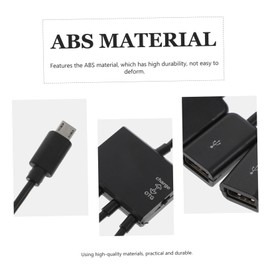 OHPHCALL Multi-Port USB Hub Adapter with Charging Micro USB OTG to Splitter for Phone and Tablet Direct Charging Capability No Driver Required Compatible with Disks and Mice