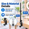 Adjustable C Clamp Extension Rod for Photography – 28–46 cm