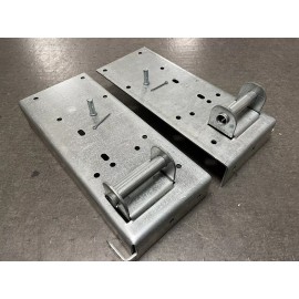 Overhead Door Commercial Garage Door Bottom Bracket Set - Clevis Pin And Clip Included