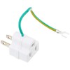 BUFFALO BSTAPA01WH 3-Pin to 2-Pin Conversion Adapter, White
