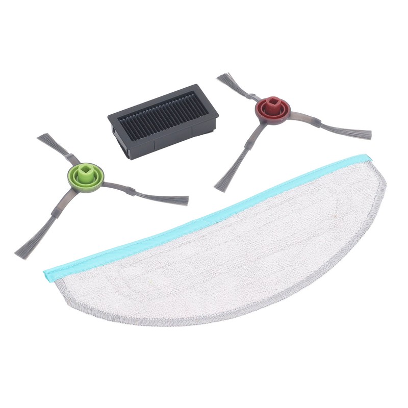 Vacuum Cleaner Side Brush Filter Mop Cloth Set for Yeedi