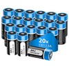 CR123A 3V Lithium Battery, 20 Pack 1600mAh CR123 CR17345 Batteries