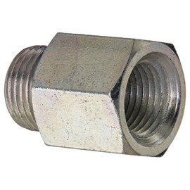 Alemite 305859 Adapter, 1/8" Female NPTF x 7/16-27 NS-2(m),Silver