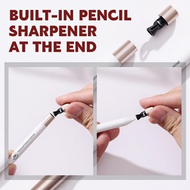 White Eye Liner Pencils,Silkworm Eye Liner | Natural Eye Liner Pencil for Women, Smooth Waterproof White Eye Liner Pencil