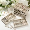 Highergo 8 Pcs Velvet Jewelry Trays Stackable Drawers Organizer Ring