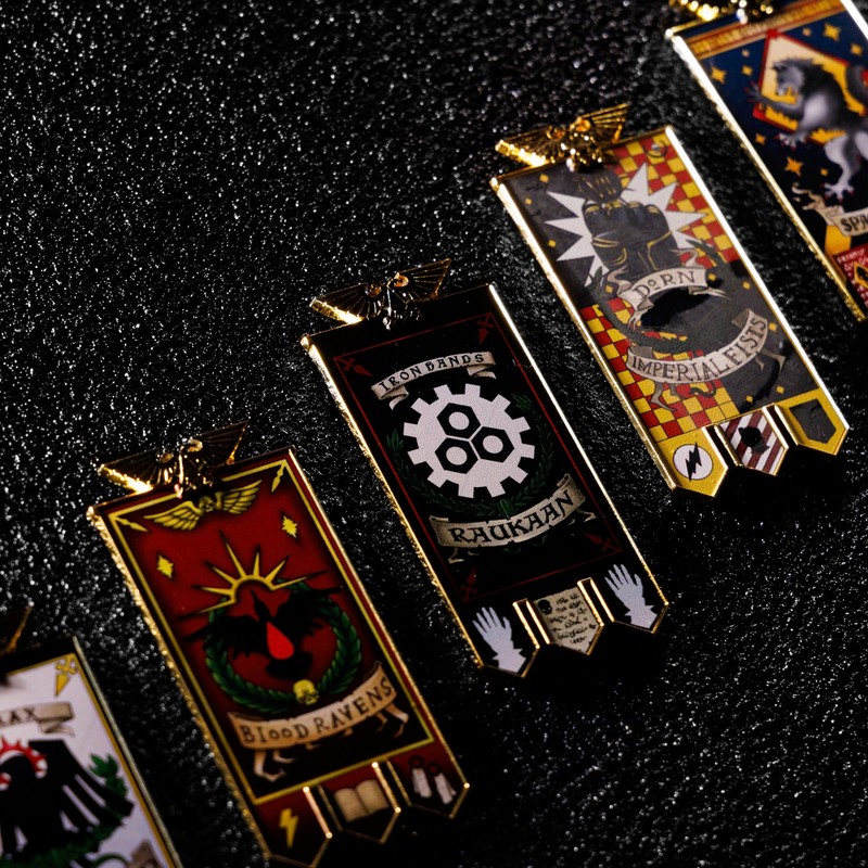 Starforged Space Marines Chapter Banner Collection Refrigerator Magnet Warhammer 40K-Blood