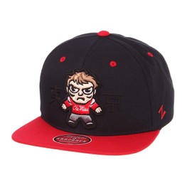 NCAA Zephyr Mississippi Old Miss Rebels Mens Harajuku Snapback Hat, Adjustable, Navy