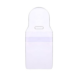 Pequeños soportes USB para unidad flash con solapa resellable, bolsillos transparentes (paquete de 25)