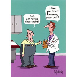 Man With High Pants - Oatmeal Studios Funny Masculine Birthday Card