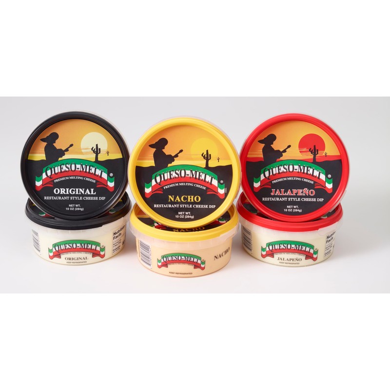 Queso-Melt Jalapeno Cheese Dip, 10 oz, 12 Pack
