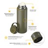 RTIC 40oz Outback Bottle, Insulated, Stainless Steel, Metal, Double Wall