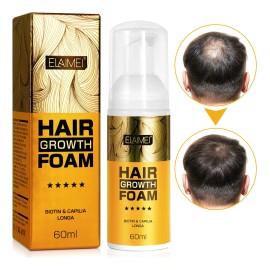 Espuma Anticaída Fortalecedora Capilar + Barba Biotina 60ml