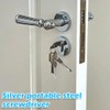 4 Piece Mini Screwdriver Set, Portable Flathead & Phillips Keychain