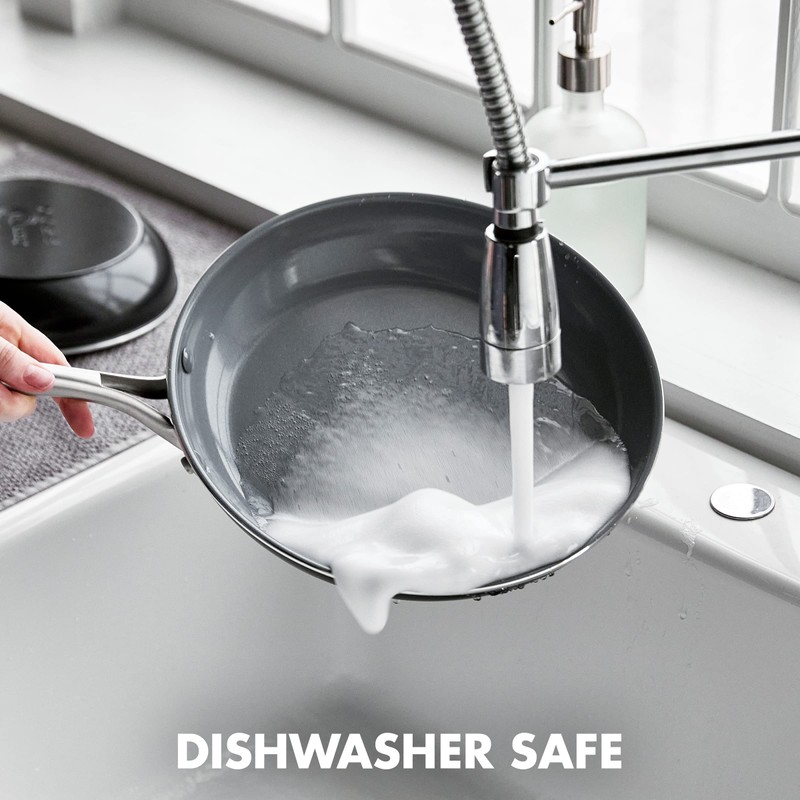 GreenPan Swift Healthy Ceramic Nonstick, 8" and 10" Frying Pan