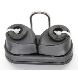 Blue Shark Premium Quality Sailing Cam Cleat Medium Aluminum with Wire Fairlead (1-Pack) 136