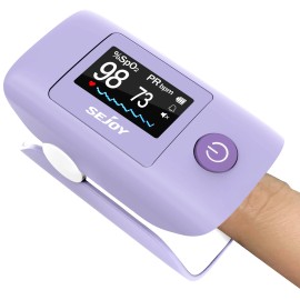 SEJOY OLED Finger Pulse Oximeter Heart Rate Spo2 Monitor Blood Oxygen Meter Sensor