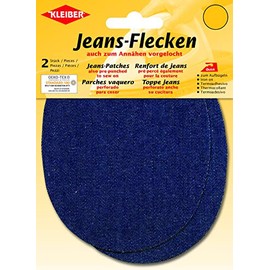 Kleiber Denim Jean Repair Patches, Dark Blue