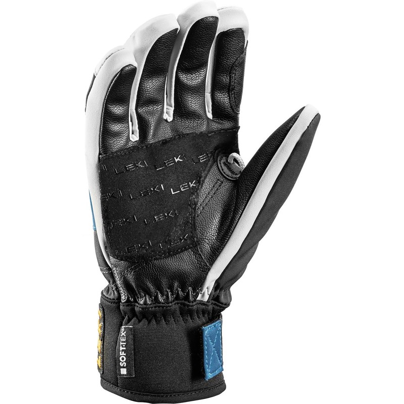LEKI Kids Patrol 3D Gloves, Graphite Teal, EU 6